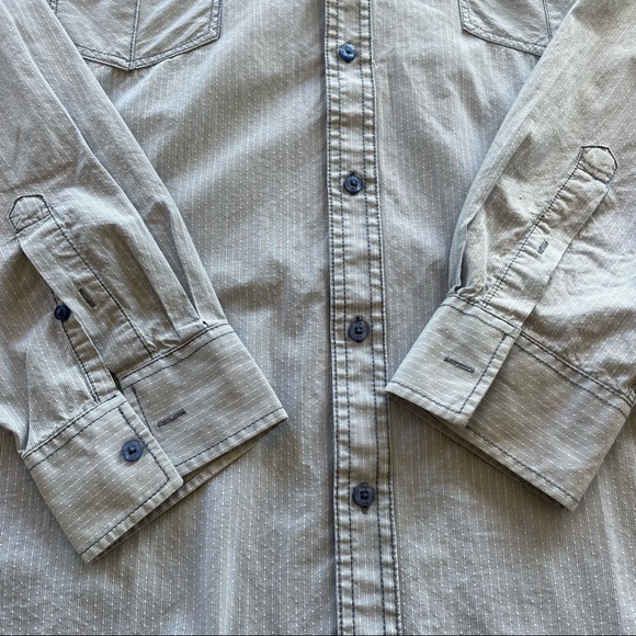 American Rag Slim Fit Bottom Down Light Blue Shirt Men Size XXL - Picture 9 of 16